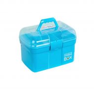 Kaiyitong First Aid Kit; Household Portable Medicine Box, Blue/Pink/Green 312020 cm / (Color : Blue)