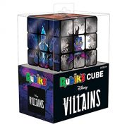 USAOPOLY Disney Villains Rubiks Cube Collectible Puzzle Cube Featuring Characters Cruella de Vil, Dr. Facilier, Hades, Maleficent, The Evil Queen, and Ursula Officially Licensed 3x3x3 Rub