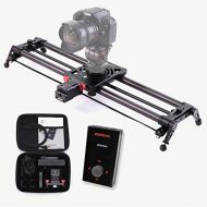 KONOVA Motorized Slider P1-60cm (23.6 inch) Carbon Slider Dolly with S2 for Parallax Panorama Shot Live Motion and Timelapse Supports Camera, Gopro, Mobile Phone, DSLR, Mirrorless