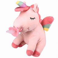 Baby Bear Pacis Unicorn Adult Pacifier Stuffed Animal, Pink Unicorn Stuffie Adult Pacifier (DDLG, ABDL, Age...