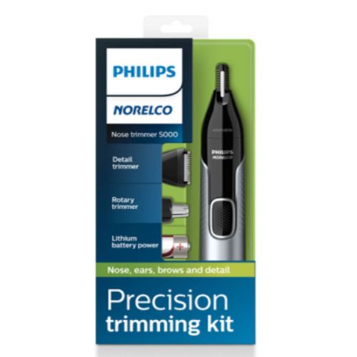 필립스 [무료배송]Philips Norelco Nose Trimmer, Black/Silver