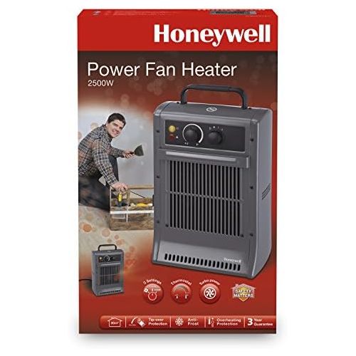  [아마존베스트]Honeywell Heating Giant / Power Heater Fan 2500 W, Anthracite, CZ2104EV2
