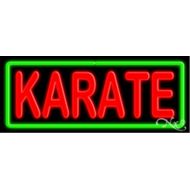 Light Master 13x32x3 inches Karate NEON Advertising Window Sign