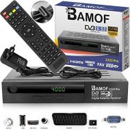 Hd-line Bamof 2225 PRO Digital Satellite Receiver (HDTV, DVB S /DVB S2, HDMI, SCART, 2x USB, Full HD 1080p) [Pre programmed for Astra, Hotbird and Tuerksat] + HDMI Cable