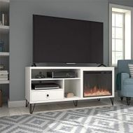 Ameriwood Home Owen Fireplace TV Stand up to 65 in White