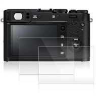 AFUNTA Screen Protectors Compatible X100F X-E2S X100T X-E2 X-100F X-100T, 2 Pack Anti-Scratch Tempered Glass Protective Films for DSLR Digital Camera