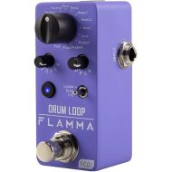 FLAMMA FC01 Looper Pedal Drum Machine 2 in 1 Drum Looper Guitar Pedals, 20 Minutes Loop Time with 16 Drum Grooves, Tap Tempo, 44.1kHz/16Bit Mini Guitar Effects Pedal with 3 Mode