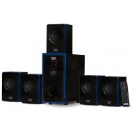 Acoustic Audio by Goldwood Acoustic Audio AA5102 Bluetooth Powered 5.1 Speaker System Home Theater Surround, Black (AA5102)