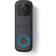 Amcrest 4MP Video Doorbell Camera Pro, Outdoor Smart Home 2.4GHz and 5GHz Wireless WiFi, Micro SD Card, AI Human Detection, IP65 Weatherproof, 2-Way Audio, 164º Wide-Angle Wi-Fi AD410