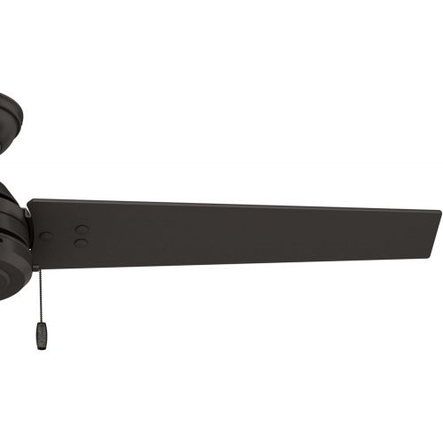  [아마존베스트]HUNTER 59261 Cassius Indoor / Outdoor Ceiling Fan with Pull Chain Control, 52, Premier Bronze