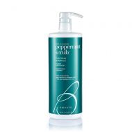 Brocato Peppermint Scrub Purifying Shampoo: Deep Cleansing Clarifying Shampoo with Pure Peppermint Oil for Clean, Healthy Hair and Scalp without Build Up - No Sulfate or Parabens -