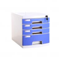 QSJY File Cabinets Document Storage Cabinet, Desktop Extension Drawer Lockable Office Organizer (Plastic),29.539.432.5CM (Color : B)