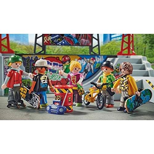 플레이모빌 Playmobil - 70168 -City Action - Skatepark with 4 Skateboards