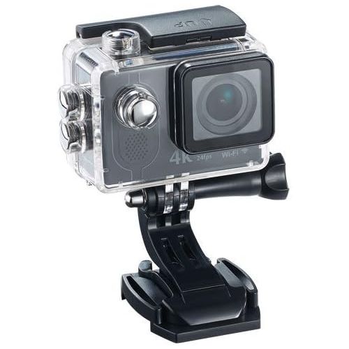  Somikon Action Kamera 4K: 4K-Action-Cam mit UHD-Video bei 24 fps, 16-MP-Marken-Sensor, IP68, WLAN (Action Kameras)