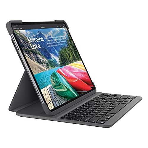 로지텍 [아마존베스트]Logitech Slim Combo iPad Case with Wireless Keyboard, grey