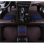 FidgetFidget Car Floor mats Waterproof+Logo Fit for Lexus CT ES GS GX HS is LC LS LX NX RC RX Black/redblack/red