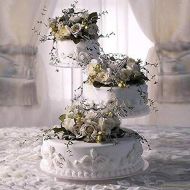 PLATINUMCAKEWARE 3 Tier Acrylic Wedding Cake Stand (STYLE R300)