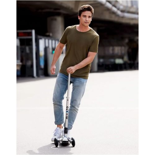  Micro Kickboard - Kickboard Original 2.0 Scooter, 2 Wheeled, Fold-to-Carry, Swiss-Designed Micro Scooter for Children, Teens and Adults, Ages 13+, Silver/Black
