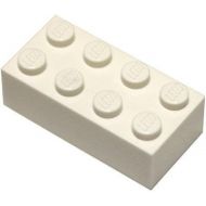 LEGO Parts and Pieces: White 2x4 Brick x50