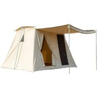 JTYX Cabin Tent for 5 to 8 Person Family Camping Tents with Carrying Bag Cotton Canvas Tent for Family Trip, Hiking, Picnic and Party Beige 5~8 Person