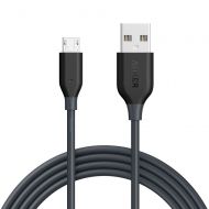 Anker Powerline Micro USB - Charging Cable, with Aramid Fiber and 5000+ Bend Lifespan for Samsung, Nexus, LG, Motorola, Android Smartphones and More (Gray, 6ft)