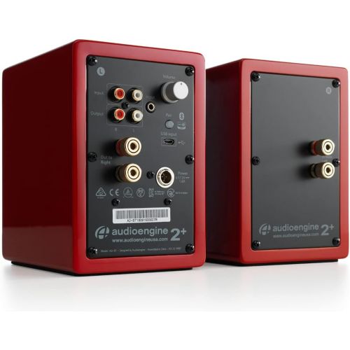 Audioengine A2+ 60W Active Desktop Speaker Integrated DAC & Analogue Amplifier Direct USB connection, 3.5 mm jack and RCA inputs Cable included