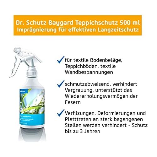  [아마존베스트]Dr. Schutz Baygard Carpet (1 x 500 ml (Basic Price 23,80 EUR / litre