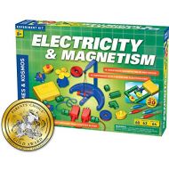 Thames & Kosmos Electricity & Magnetism Science Kit | 62 Safe Experiments Investigating Magnetic Fields & Forces for Ages 8+ | Assemble Electric Circuits with Easy Snap-Together Bl