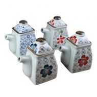 Yunfeng Seasoning Box,Kitchen Ceramic Seasoning Storage Container Oil Pot Sauce Bottle Vinegar Bottle