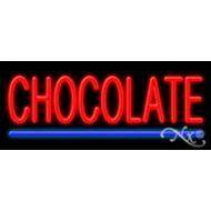 Light Master 10x24x3 inches Chocolate NEON Advertising Window Sign