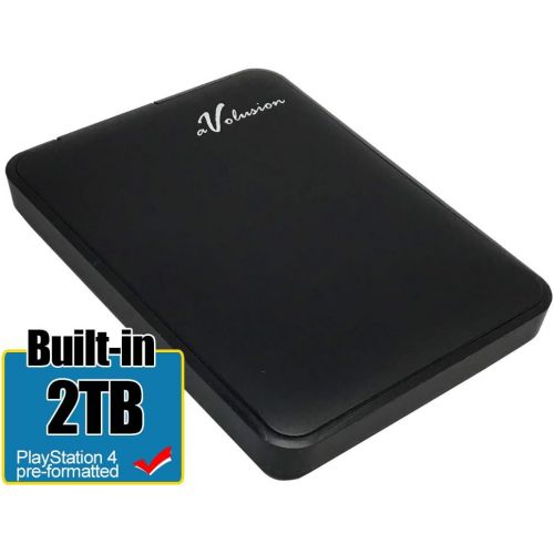  Avolusion 2TB USB 3.0 Portable PS4 External Hard Drive (PS4 Pre-Formatted) HD250U3-Z1-2TB-PS - 2 Year Warranty