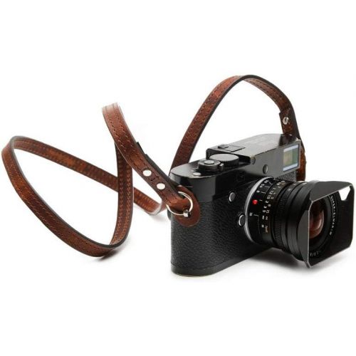 Ona Sevilla 40 Camera Strap, Handcrafted Premium Leather, Root Beer Dark Brown