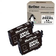 BeOne Remanufactured Ink Cartridge Replacement for Epson 200 XL 200XL T200 T200XL Black 2-Pack to Use with Workforce WF-2540 WF-2530 WF-2520 Expression Home XP-200 XP-410 XP-310 XP