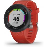 [아마존베스트]Garmin Forerunner 45, 42mm Easy-to-Use GPS Running Watch with Garmin Coach Free Training Plan Support, Red