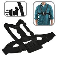 Xtech Adjustable Chest Mount HARNESS for GoPro HERO4 Hero 4, GoPro HERO3 Hero 3, GoPro Hero3+, GoPro Hero2, GoPro HD Motorsports Hero, GoPro Surf Hero, GoPro Hero Naked, GoPro Hero
