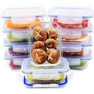 Ravin Kitchen Glass Meal Prep Containers | 10 SET VALUE PACK | Glass Food Storage Containers with Lids | Lunch Containers | BPA Free, Leak Proof, Oven Safe, Microwave Safe, Freezer Safe, Dishwas
