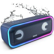 DOSS SoundBox Pro Plus Bluetooth Speaker, 24 W Speaker Box TWS Music Box with Light Effects (Blue)