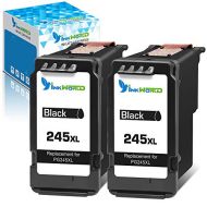 InkWorld Remanufactured 245XL Ink Cartridge Replacement for Canon PG245 243 ( 2 Black ) for Pixma TS3129 TR4527 MG2555 MG3022 MG2522 TR4520 TR4522 MG2922 MG2920 TS202 MX490 iP2820