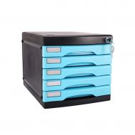 QSJY File Cabinets Document Storage Cabinet, Desktop Extension Drawer Lockable Office Organizer (Plastic) 263523.5CM