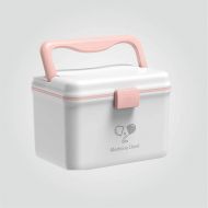C&Q CQ White Medicine Chest Household Large Capacity Family Multi-Layer Medicine Box First Aid Box Storage...