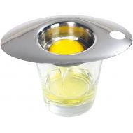 Cuisinox Egg Separator with Receptacle, Stainless Steel & Glass, 1.25