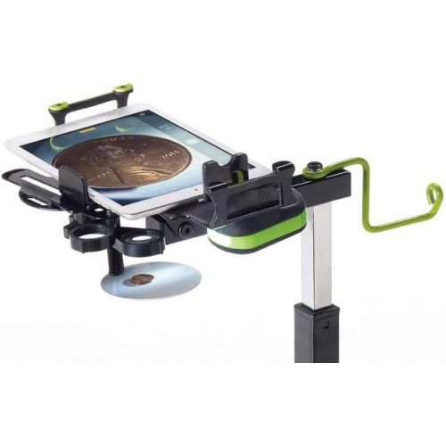  Copernicus Dewey The Document Camera Stand with Microscope, Light and Spring Loaded Clamp for Classroom