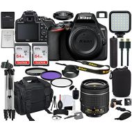 Nikon Intl. D3500 DSLR Camera with 18-55mm Lens Bundle (1590) + Prime Accessory Kit Including 128GB Memory, Light, Camera Case, Hand Grip and More (28 Pieces)