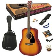[아마존베스트]Yamaha F310PTBS Acoustic Folk Guitar with Bag / Strap / Tuner / Strings / 3 Picks / String Winder / Capo (Sunburnt) Imported from Germany
