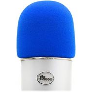[아마존베스트]YOUSHARES Yeti Windscreen Pop Filter - Microphone Windscreen Foam Pop Protection for Blue Yeti, Yeti Pro, MXL, Audio Technica and Other Large Microphones (Blue)