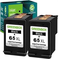 GREENBOX Remanufactured Ink Cartridge Replacement for HP 65 XL 65XL N9K04AN for Envy 5055 5052 5058 DeskJet 3755 2655 3720 3722 3723 3730 3721 3732 3752 3758 2652 2624 2622 Printer