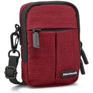 Cullmann 90202 Malaga Compact 200 red Camera case Bag for Compact Camera Water-Repellent Rip-Stop Polyester with PU Coating Carry Strap with snap Hook Front Bag Inner Pocket Belt L