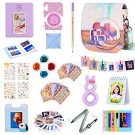 Bsuuy Instax Mini 11 Camera Accessories Compatible with FujiFilm Instax Mini 11 Camera. Including Mini 11 Camera Case, 64 Pocket Album, Four-Color Filter，etc. (Small Town 15 Items)