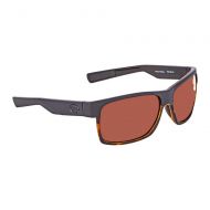 Costa Del Mar HFM 181 OCP Half Moon Sunglasses Matte Black/Shiny Tortoise/Copper 580Plastic