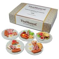ThaiHonest Mixed 5 Assorted Breakfast Sausage Dollhouse Miniature Food,Collectibles